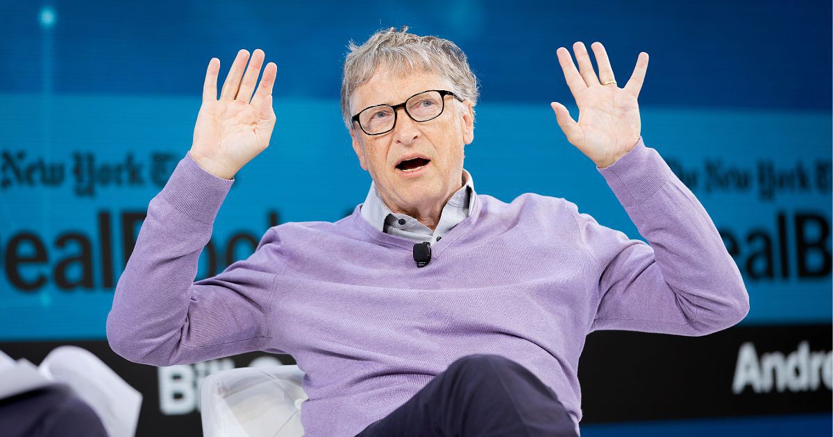 Bill Gates, co-founder of Microsoft, speaks on Nov. 6, 2019, in New York City.