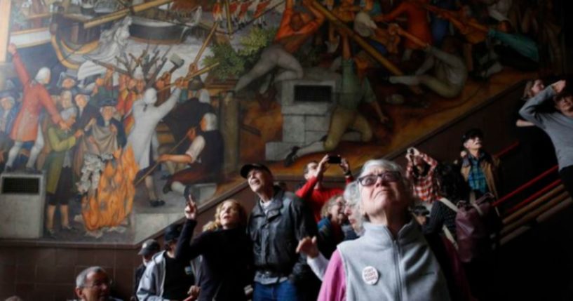 The San Francisco school board voted on Wednesday to nullify a previous board decision to cover up a controversial mural at Washington High School.