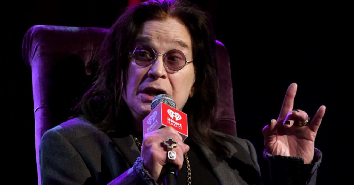 Rocker Ozzy Osbourne is pictured in a  2020 file photo at an iHeartRadio event in his honor in Burbank, California.