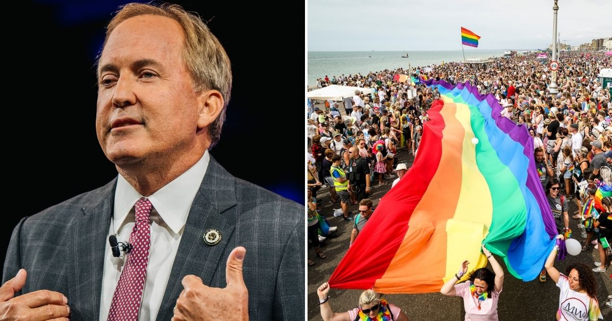Texas Attorney General Ken Paxton, left, said in a Friday interview that he would defend Texas' laws against sodomy if the Supreme Court were to revisit these laws.