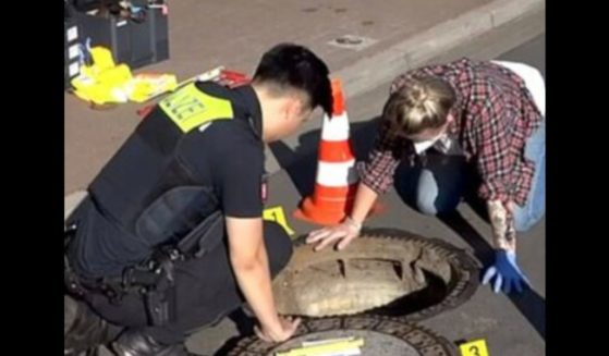 Joe, an 8-year-old child, was found in a sewer on Saturday.
