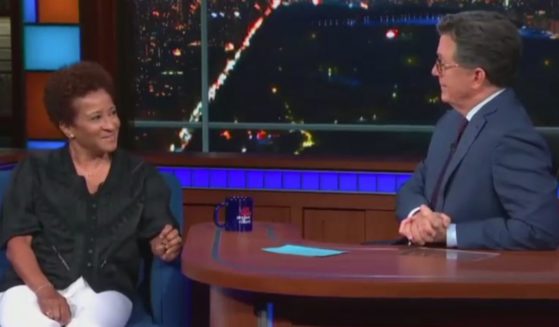 Wanda Sykes, left, appeared on Monday's episode of "The Late Show with Stephen Colbert."