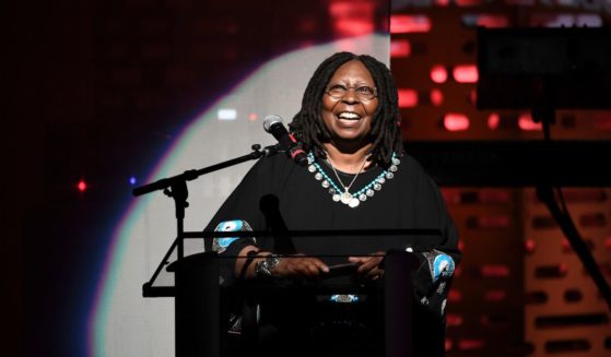 Whoopi Goldberg presents an award during the 2022 Apollo Theater Spring Benefit at The Apollo Theater on June 13, in New York City.