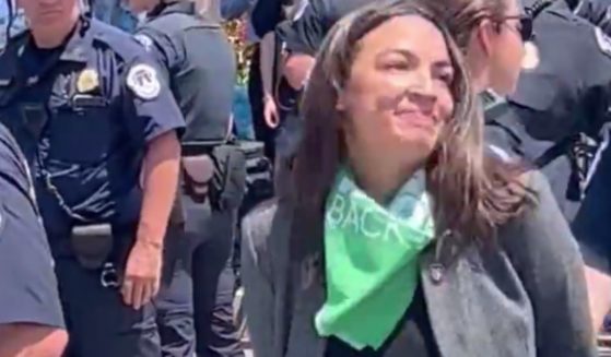 Democratic Rep. AlexandriaOcasio-Cortez was arrested for protesting for abortion by blocking traffic outside of the Supreme Court of Tuesday.