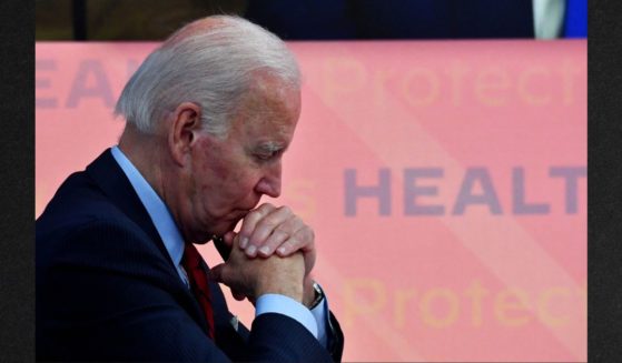 President Joe Biden participates in a virtual meeting with Democrat governors Friday to discuss access to abortion.