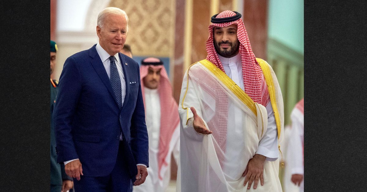 President Joe Biden, who insisted he would not meet with Saudi Crown Prince Mohammed bin Salman, is pictured doing just that on July 15 during his recent Mideast trip.
