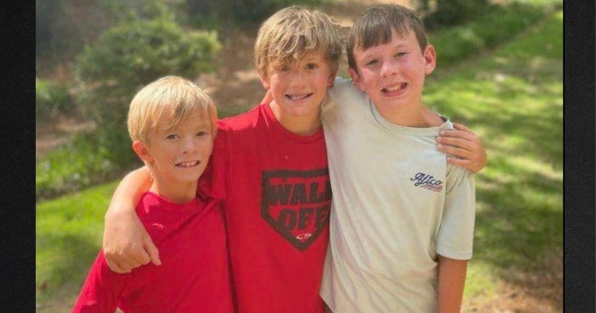 Ten-year-old twins Bridon and Christian and their friend Sam pulled the man onto the pool steps, started CPR and summoned help.