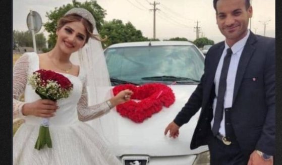 Mahvash Leghael, 24, was shot in the head by celebratory gunfire at her wedding in Firuzabad, Iran.