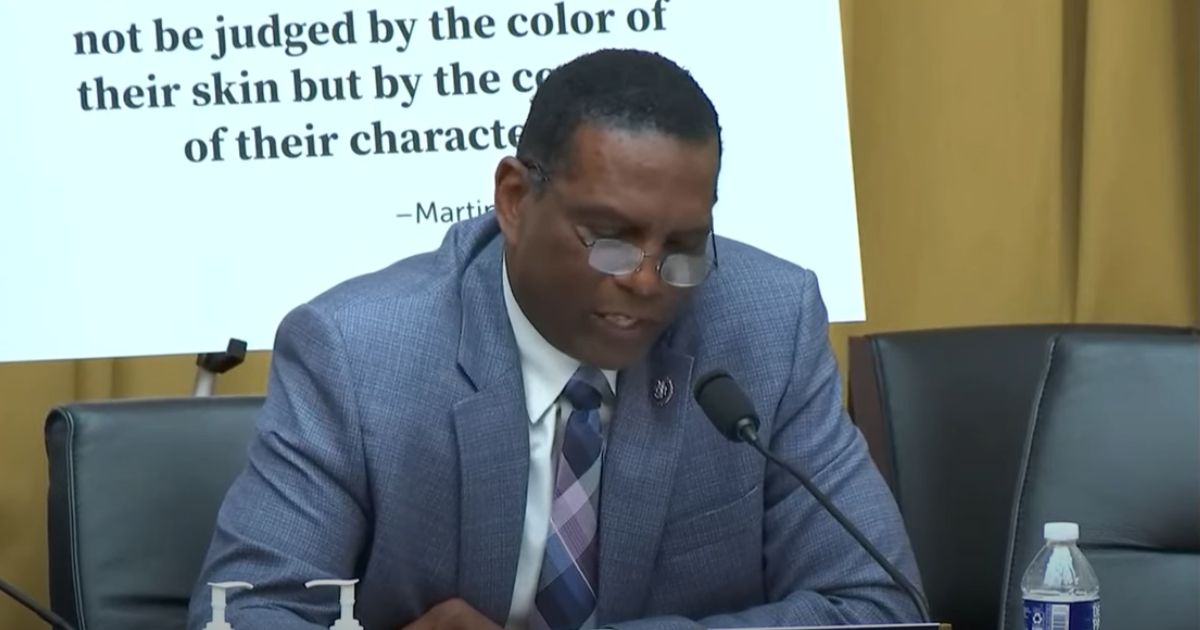 Republican Rep. Burgess Owens of Utah speaks during a House Judiciary Committee hearing on Thursday.