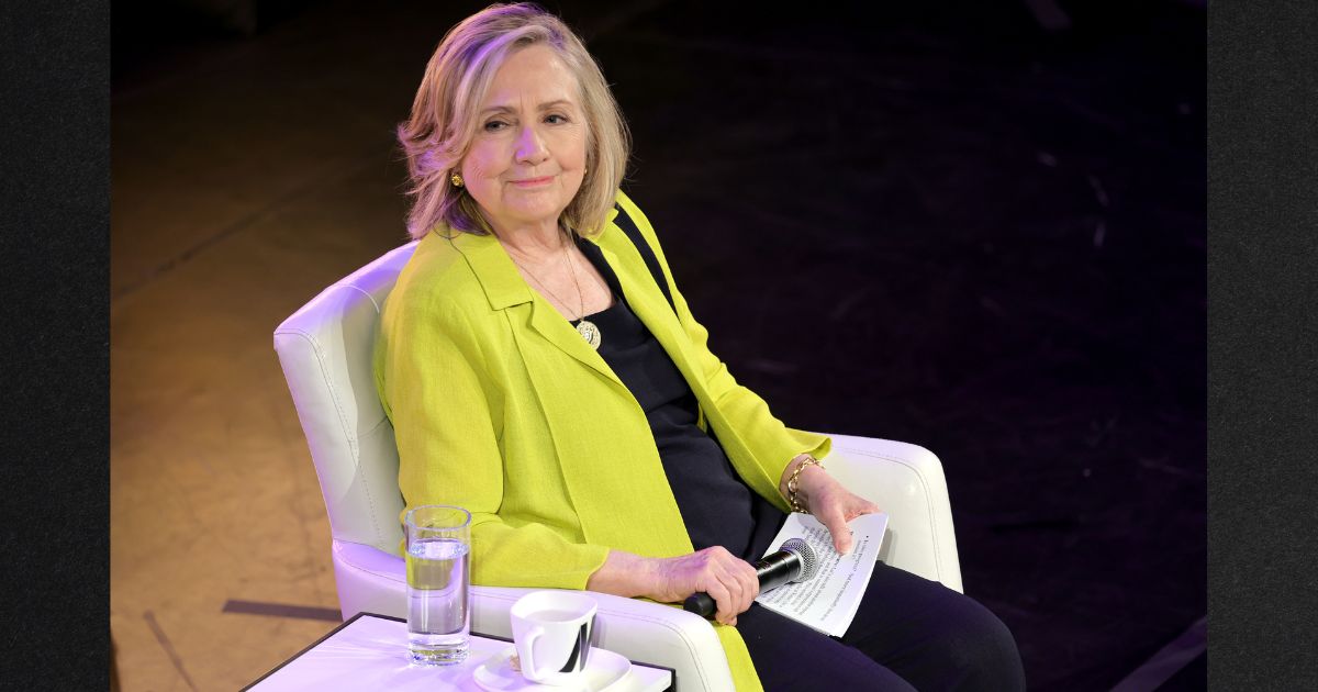 Hillary Clinton, seen at an appearance in July, has people talking with a tweet she posted after the announcement that Joe Biden has COVID.