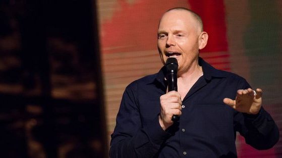 Bill Burr is speaking onstage at Comedy Central's "Night of Too Many Stars: America Comes Together for Autism Programs" in New York City on Feb. 28, 2015.