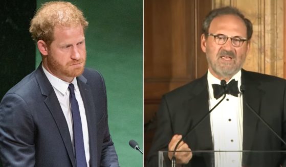 At left, Prince Harry, Duke of Sussex, speaks at the United Nations General Assembly at U.N. headquarters in New York on July 18. At right, Supreme Court Justice Samuel Alito speaks at the Notre Dame Religious Liberty Summit in Rome.