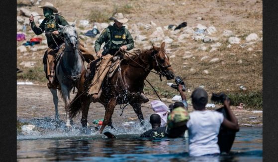 Photos of mounted U.S. Border Patrol agents on horseback attempting to contain a flood of migrants as they cross the Rio Grande into Del Rio, Texas, in September outraged liberal politicians.