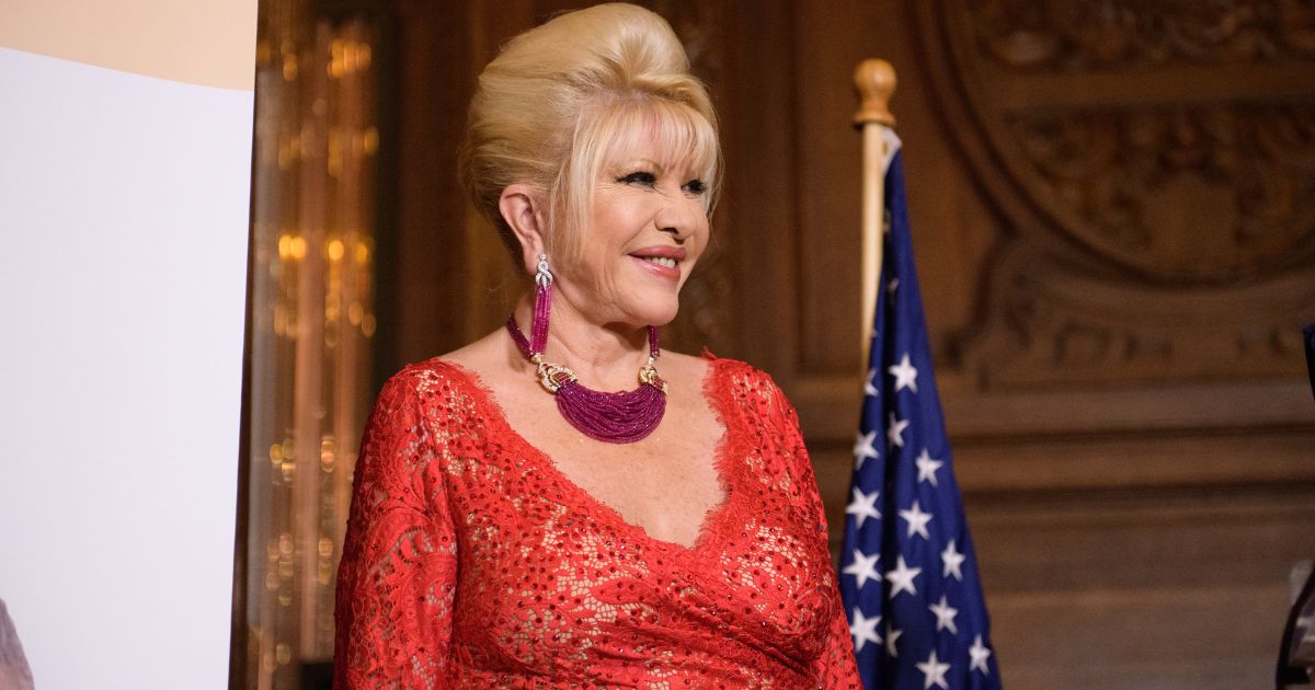 Ivana Trump announces her new campaign to fight obesity from The Plaza Hotel in New York City on June 13, 2018.