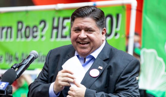 Illinois Gov.J. B. Pritzker speaks at an abortion-rights rally on June 24 in Chicago.