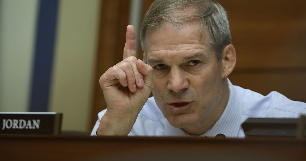 Rep. Jim Jordan speaks during a hearing of the House Select Subcommittee on the Coronavirus Crisis on June 23 on Capitol Hill in Washington, D.C.