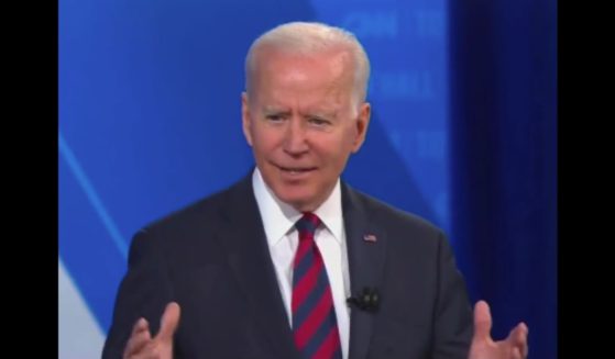 President Joe Biden claimed that people who receive the COVID-19 vaccine will not contract the virus during a CNN town hall on July 21, 2021.