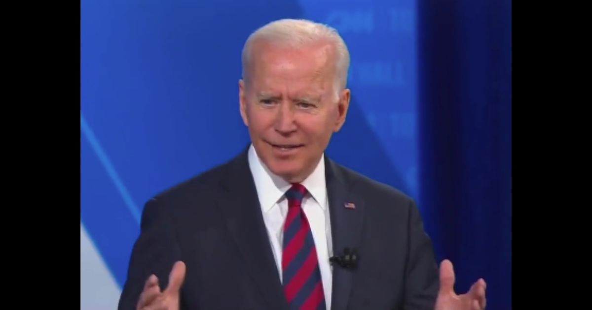 President Joe Biden claimed that people who receive the COVID-19 vaccine will not contract the virus during a CNN town hall on July 21, 2021.