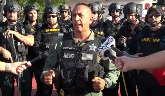 Lee County Sheriff Carmine Marceno speaks during a news conference in Florida in early May.