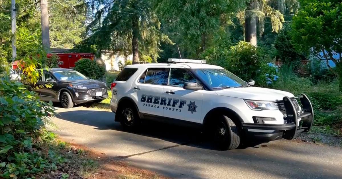 Pierce County Sheriff's officers in Washington responded to a call on Friday where a man was shot and killed after threatening his girlfriend and other people in his neighbor's house before attempting to break-in to the home.
