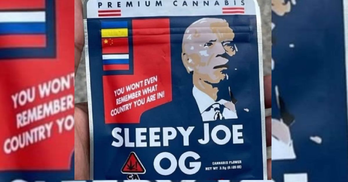 A package of "Sleepy Joe OG" cannabis.