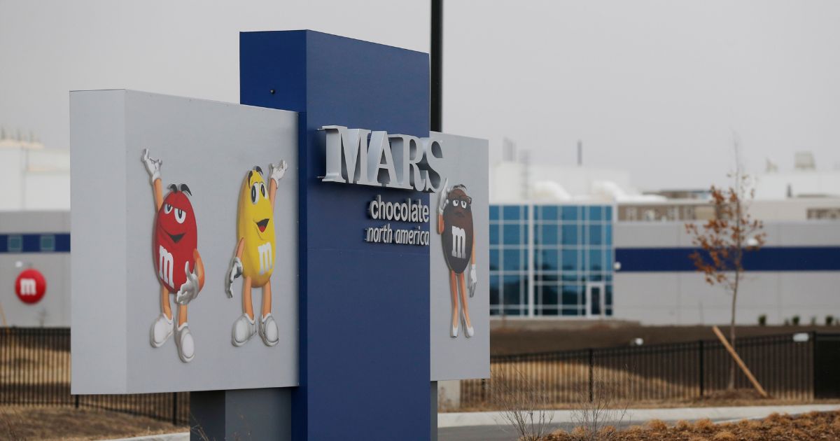 A file photo shows a Mars Inc. production facility in Topeka, Kansas, in 2014.