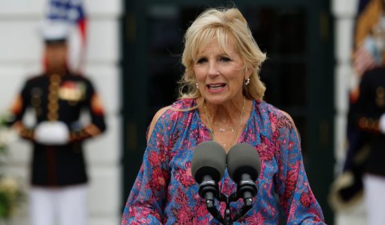 First lady Jill Biden, pictured in a July 12 file photo.