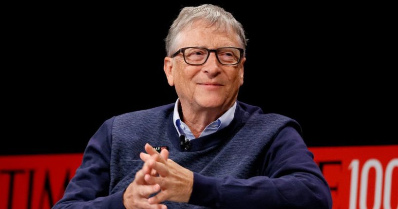Bill Gates speaks onstage at the TIME100 Summit at the Jazz at Lincoln Center in New York City on June 7.