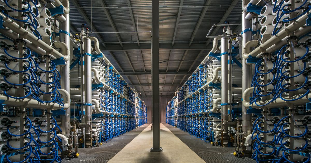 The Claude "Bud" Lewis Carlsbad Desalination Plant is a saltwater desalination plant in San Diego County, California.