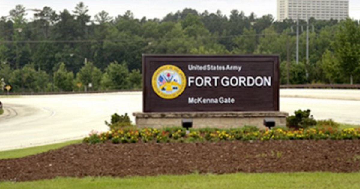 Fort Gordon sign.