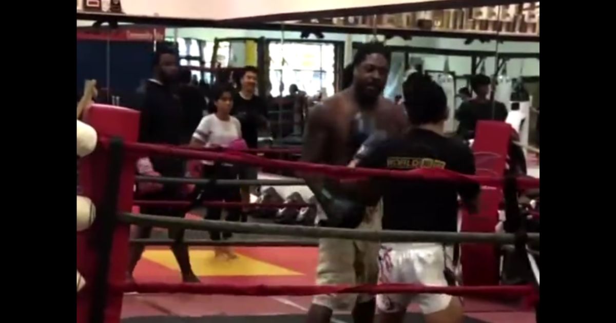 Omari Garland is currently out on bail and allegedly went to a California martial arts gym to challenge someone to a spar.