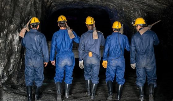 The above stock image is of miners