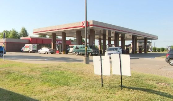 The QuickTrip convenience store where Saturday's shooting occurred.