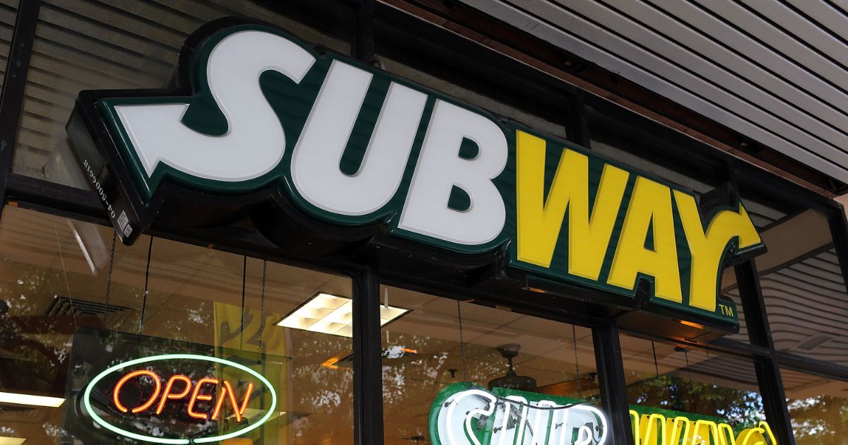 A Subway restaurant is seen on October 21, 2015, in Miami.