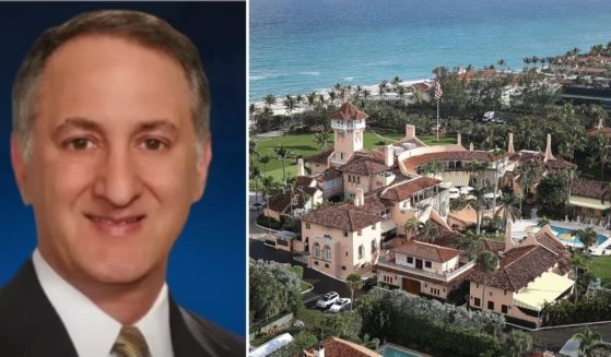 Tea Party Patriots Action has filed an ethics complaint against Judge Bruce Reinhart. Former President Donald Trump's Mar-a-Lago resort is seen on Jan. 11, 2018, in Palm Beach, Florida.