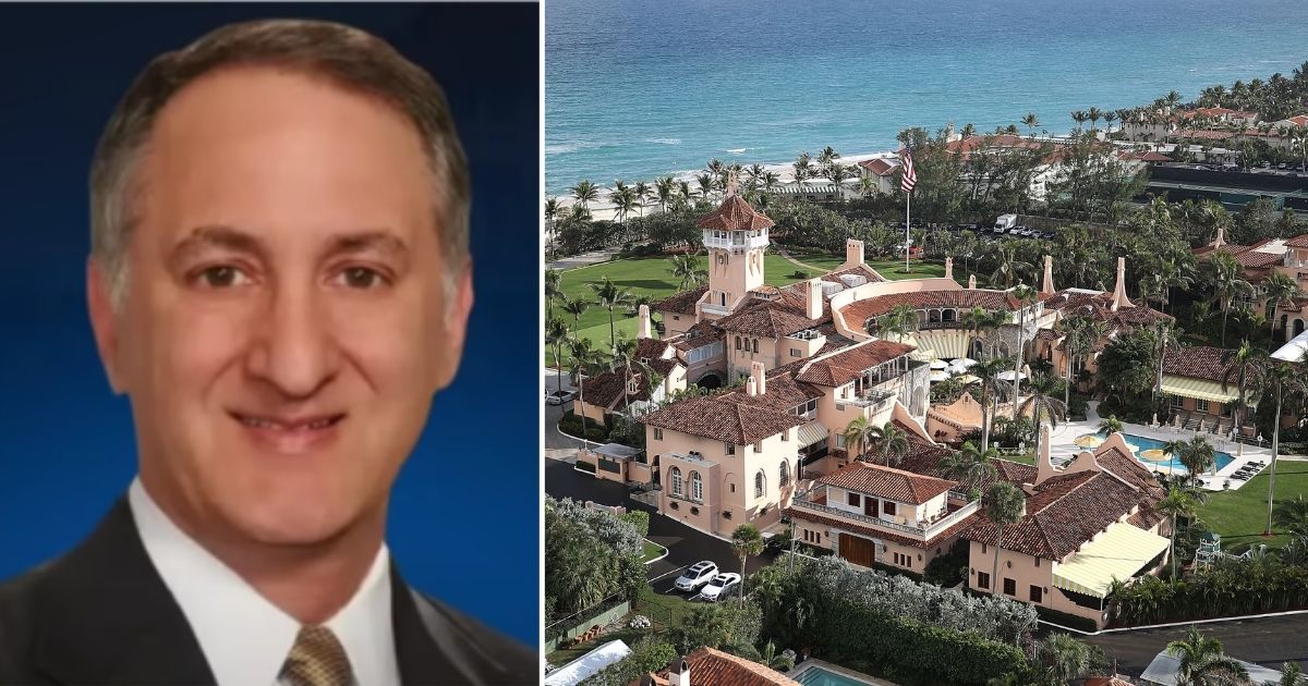 Tea Party Patriots Action has filed an ethics complaint against Judge Bruce Reinhart. Former President Donald Trump's Mar-a-Lago resort is seen on Jan. 11, 2018, in Palm Beach, Florida.