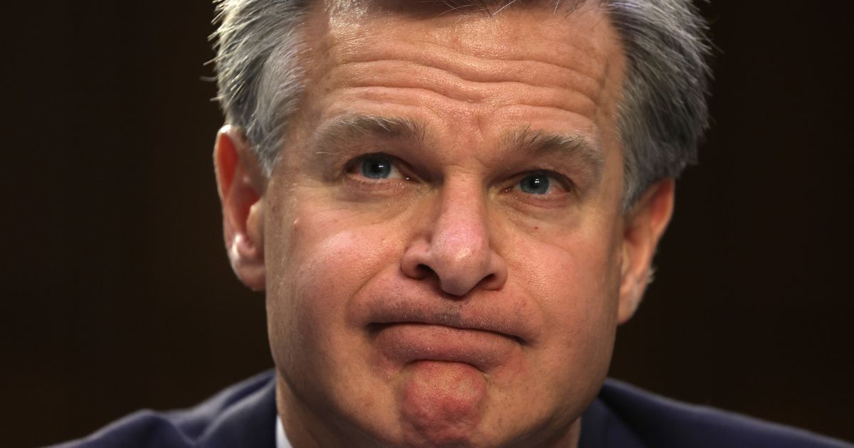 FBI Director Christopher Wray testifies during a hearing of the Senate Judiciary Committee on Capitol Hill on Aug. 4 in Washington, D.C.