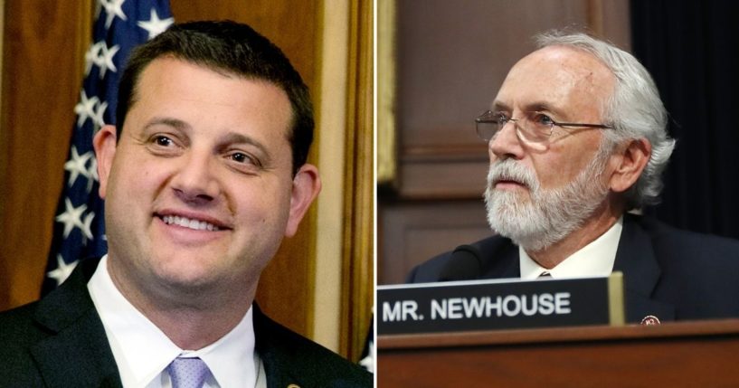 Rep. David Valadao, left, poses in the Rayburn Room on Capitol Hill in Washington on Jan. 6, 2015. Rep. Dan Newhouse speaks during a hearing in the Rayburn House Office Building on Capitol Hill on July 25, 2019, in Washington, D.C.