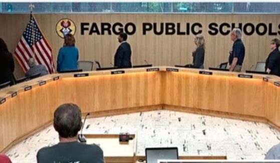 The Fargo School Board has voted to remove the Pledge of Allegiance from their meetings after passing a motion in March to begin each meeting with it.