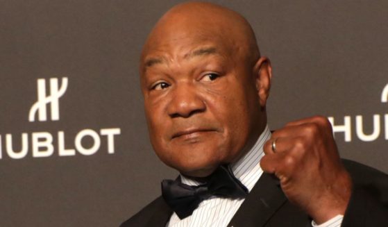 George Foreman attends the WBC "Night of Champions" Gala at the Encore Hotel in Las Vegas on May 3, 2019.