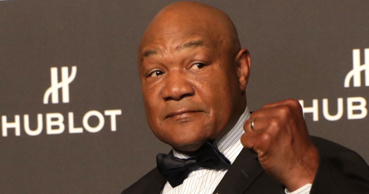 George Foreman attends the WBC "Night of Champions" Gala at the Encore Hotel in Las Vegas on May 3, 2019.