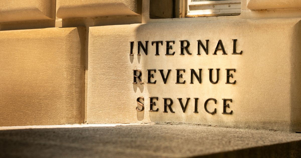 An Internal Revenue Service building is seen in this stock image.