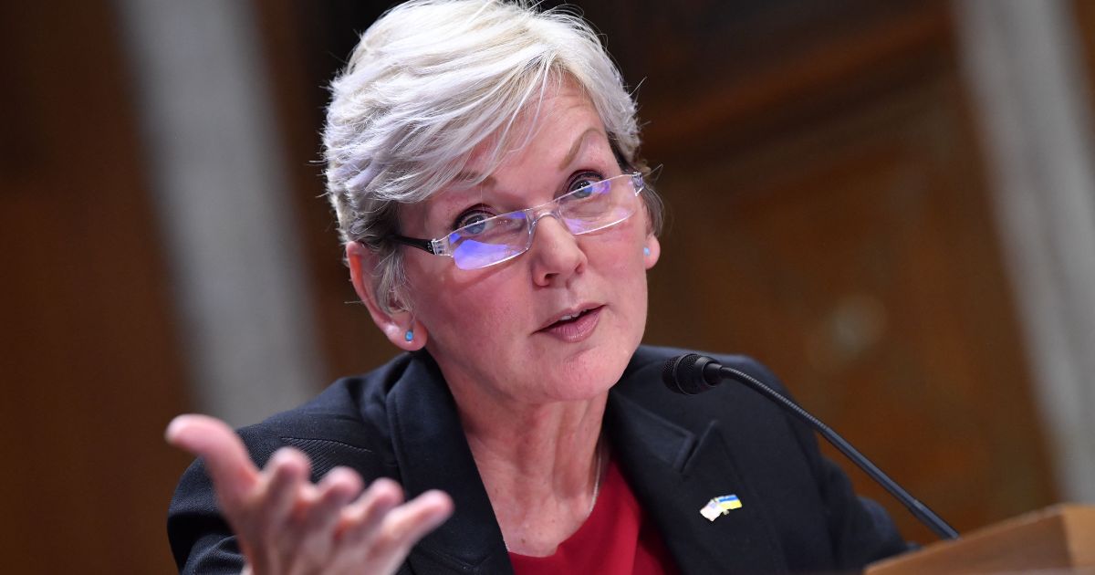 U.S. Energy Secretary Jennifer Granholm testifies regarding the 2023 budget for the Department of Energy at the Senate Committee on Energy and Natural Resources on May 5, in Washington, D.C.