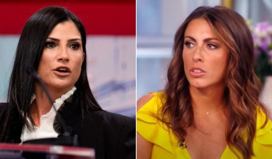 Conservative commentator and talk show host Dana Loesch, left, pictured in a 2018 file photo, took on "The View" host Alyssa Farah Griffin, right, over a Griffin Twitter post about the FBI raid on former President Donald Trump's home Monday in Mar-a-Lago, Florida.