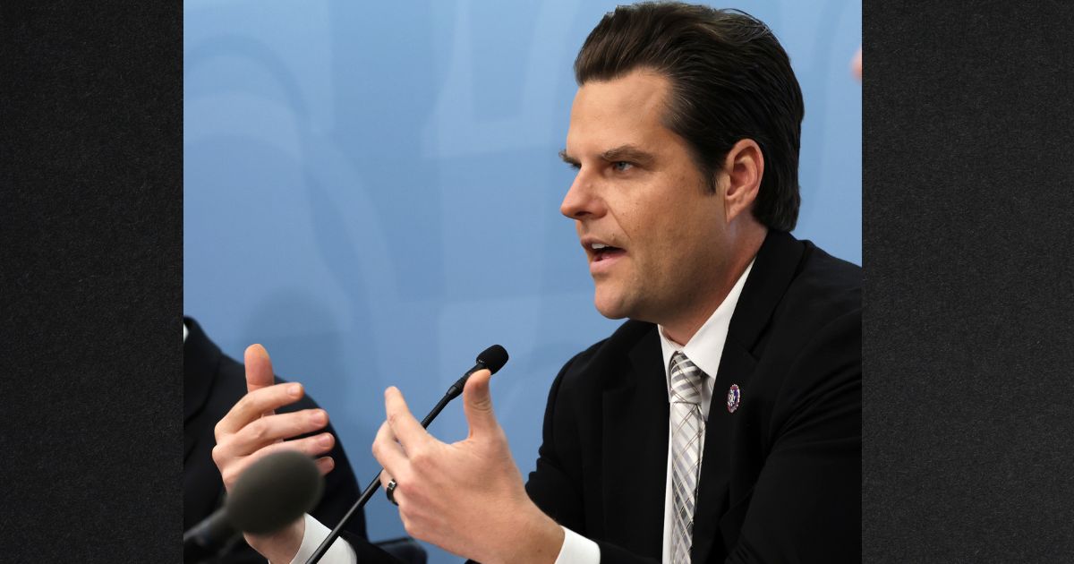 Rep. Matt Gaetz, seen at a June hearing, has introduced a bill to stop the IRS and other federal agencies from stockpiling weapons and ammunition.