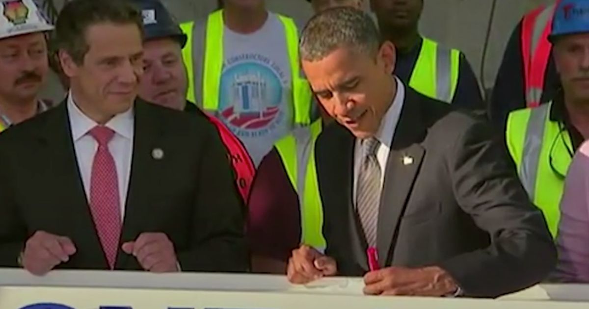 Then-President Barack Obama mimicked the essence of the Isaiah 9:10 vow by what he wrote on a beam placed at the top of One World Trade Center at Ground Zero.