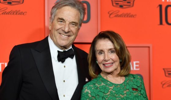 Speaker of the House Nancy Pelosi and her husband Paul Pelosi arrive on the red carpet for the Time 100 Gala at the Lincoln Center in New York on April 23, 2019.