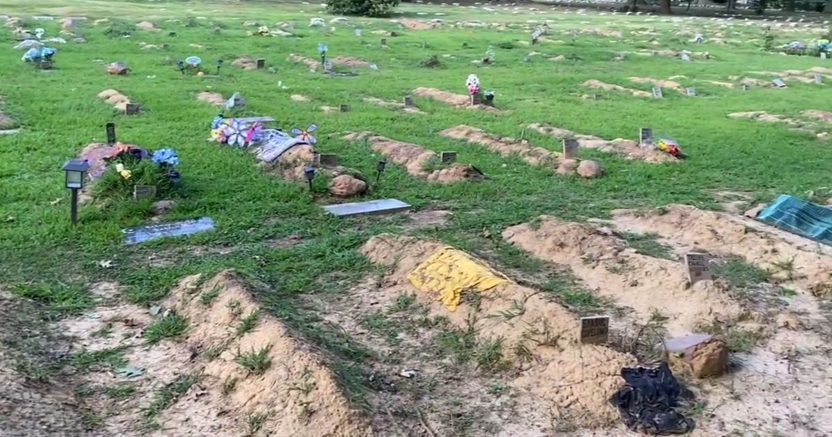 According to workers in Philadelphia, Pennsylvania, 90 percent of new graves dug for this Upper Darby burial ground are due to gun violence, with many victims in their teens and 20s.