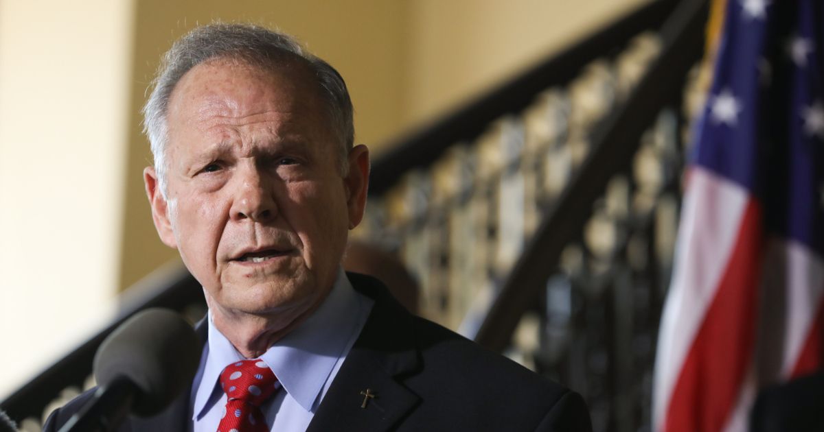 Roy Moore announces his plans to run for U.S. Senate on June 20, 2019, in Montgomery, Alabama.