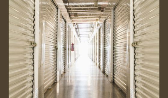 Storage units are seen in this stock image.